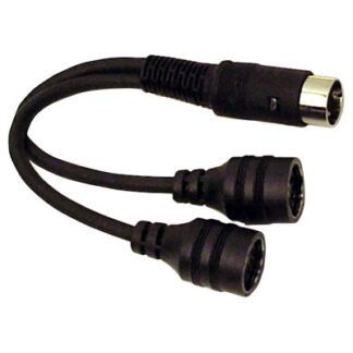 Electrovision 5 Pin Din plug to 2 x 5 Pin Din socket Lead